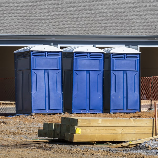 how do you dispose of waste after the portable toilets have been emptied in West Townsend